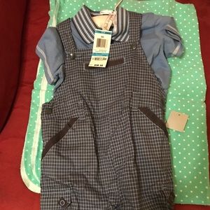 NWT - Overalls 2pc. set 24 months